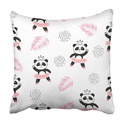 CJ Merch Panda Love Throw Pillow Multicolor 16x16