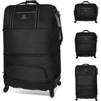 REDCAMP Expandable Foldable Rolling Duffel Bag with Wheels, Collapsible Suitcase Luggage Rolling Travel Bag Lightweight for for Women and Men, 60-130L