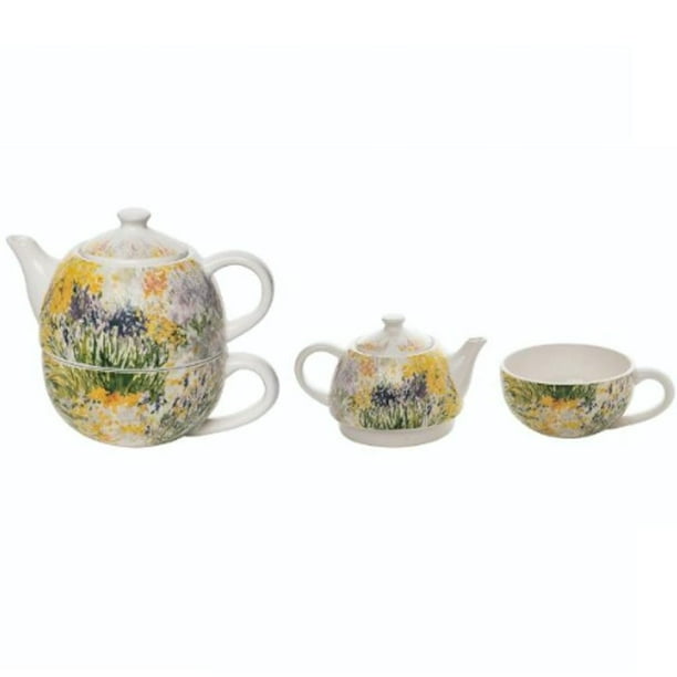 Transpac 437474 Dol Lavender Gold Tea for One Pot (TE00017) Teapots