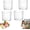 Crystal Clear*4 S, variant on Crystal Clear Freezer Storage Bins 4 Pack Plastic Durable Stackable Accessories with Handles Kitchen Organization for Refrigerator and Pantry Frozen Food, Meat & Veggies (Green*4 L)