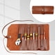 thumbnail image 3 of Organizador de herramientas, estuche enrollable para destornilladores, estuche de material cuero duradero para herramientas, estuche para herramientas de carpi marrón Yinane Bolsa de bolsas de rollo, 3 of 7