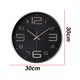 thumbnail image 2 of Reloj casero redondo con pilas reloj de cuarzo silencioso de calidad de 12 pulgadas, 2 of 6