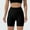 Black, variant on Womens Slip Shorts for Under Dresses, Tummy Control High Waist Seamless Smoothing Yoga Shorts M