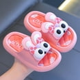 thumbnail image 2 of LIIPEE Girls Boys Slippers Summer Fashion Cartoon Open Toe Non- Soft Sole Flip Flops On Water Shoes Toddler Versatile Pool Slipper,Pink,2.5-3 Years, 2 of 9