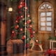 thumbnail image 3 of Cortinas de tela con estampado 3D para baño y dormitorio, decoración navideña Navidad Oranaments, 3 of 9