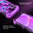 thumbnail image 6 of Casetego for Samsung Galaxy S24 Plus 5G Case,Glow in The Dark Three Layer Heavy Duty Shockproof Protection Hard Plastic Bumper+Soft Silicone Protective 6.7 inch Case,Purple Blue Butterfly, 6 of 8
