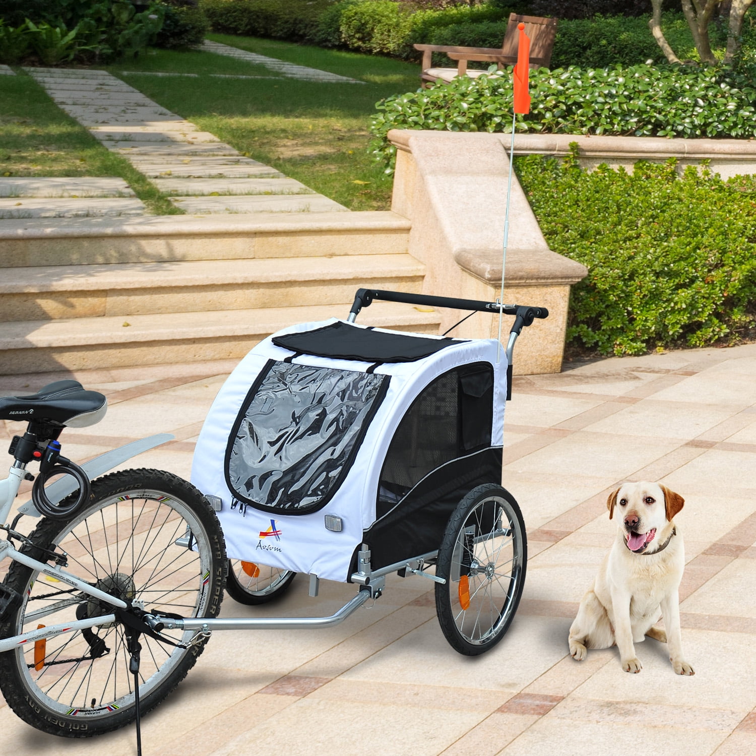walmart dog bike trailer