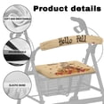 thumbnail image 5 of HELLHERO Autumn Theme Seat and Backrest Covers Removable for Indoor Outdoor Outdoor Streets Rollator Walker Seat Back Covers, 5 of 7