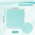 thumbnail image 2 of 2Pcs Plush Faux Fur Area Rug School Locker Rugs 12 x 12 Mini Square Fluffy Area Carpet with Non Slip Backing Sky Blue Sheepskin Furry Plush Cushion for Jewelry Photography Seat Pad Mat, 2 of 8