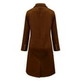 thumbnail image 6 of Womens Overcoat Double Breasted Wool Coats for Women Fall Winter Long Trench Coat, 6 of 6