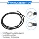 thumbnail image 5 of 1 Pc Cable Inversor de Batería 6 AWG Gauge 7FT 3/8" Lug 5/16" Lug Cable de Batería Universal para Automóvil Vehículo Barco RV Solar Cobre Estañado Negro, 5 of 7