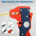 thumbnail image 2 of Wire strippers, Self Adjusting Wire Stripper, Multifunctional Wire Stripper Crimper Cable Cutter Pliers 2 in 1 Automatic Wire Stripper and Cutter, 2 of 8