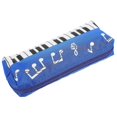 thumbnail image 2 of Childrens Pen Cases Piano Keyboard Pattern Pencil Bag Portable Pencil Case Dark Blue 19.50X9.00X4.00CM Stationery Organization 1Pcs, 2 of 5