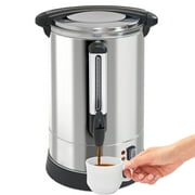 PartyHut 100-Cup XL Commercial Coffee Urn Stainless Steel Coffee Maker Hot