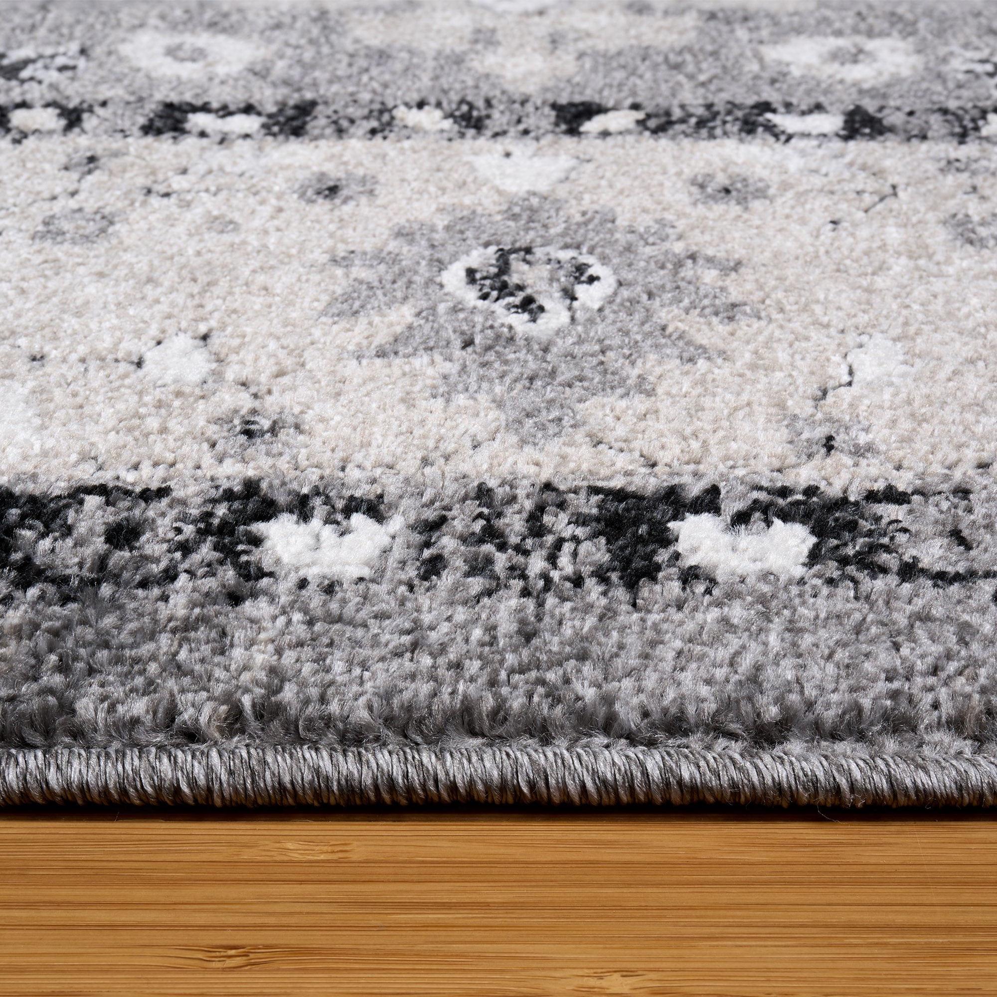 Paradis Ornato Traditional Oriental Gray Area Rug, 6x9