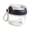thumbnail image 4 of Ensalada Taza Almacenamiento de Alimentos Tapa Hermética Portátil Frascos de Avena Taza de Cereal Reutilizable Ensalada Azul, 4 of 9