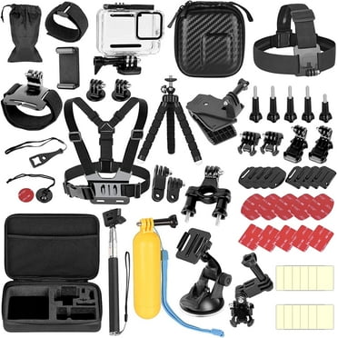GZXIHTZ Action Camera Accessory Kit, 50-in-1, Compatible with GoPro ...