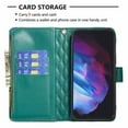 thumbnail image 3 of Samsung Leather Case Card Holder for Samsung Galaxy S23 Plus wallet Case Cover - Green, 3 of 5