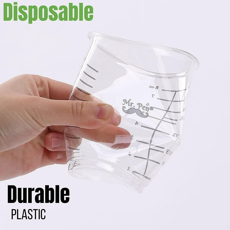 Mr. Pen- Disposable Measuring Cups for Resin, 8 oz, 20 Pack, Resin Mixing Cups, Plastic Measuring Cups for Resin, Epoxy Measuring Cups Disposable, Mix