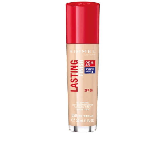 Porcelana transparente Foundation Rimmel London Lasting Finish 25 HR 50