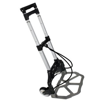 Folding Hand Truck 176lbs Capacity Aluminum Portable Cart with Handle & Wheels