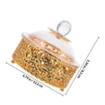 thumbnail image 2 of FESTFENDS Bote De Almacenaje Dorado Con Para Snacks Y Dulces Con Material, 2 of 7