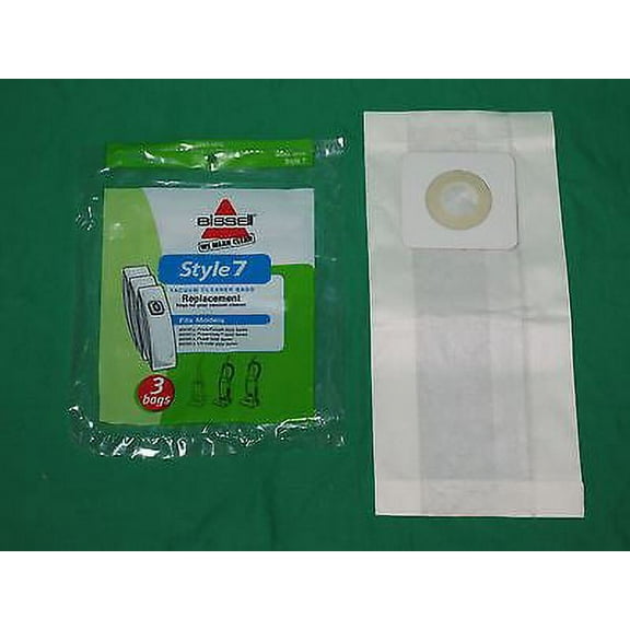 3 Genuine OEM Bissell Style 1, 4, 7 Vacuum Bags Samsung 5000 7000 Vac Type