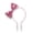 Ballet Slipper, variant on Sequin Bow Headband with Pearl Earring Pendants for Girls - 1 Pack - Summer Crystal