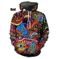 thumbnail image 3 of Sudadera con capucha con estampado 3D de arte psicodélico para hombre, sudadera con capucha a la moda, sudadera con capucha para hombre, sudaderas con capucha de talla grande, 3 of 5