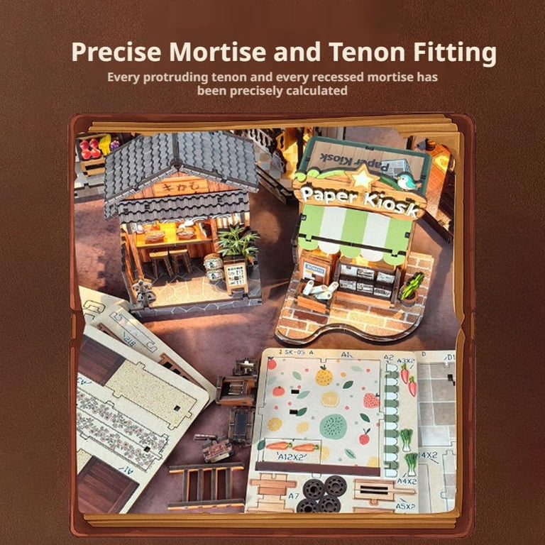 Book Nook Kit - DIY Miniature House Japanese Izakaya for Adults