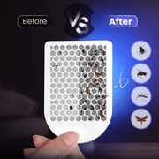 LiBa 3-Pack Glue Card Refill for Indoor Insect Trap, Replacement Boards for Fly and Gnat Control