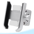 thumbnail image 4 of Miangastore Motorcycle Handlebar Cell Phone Clamp Silver 1Pcs 3.15x2.56in, 4 of 8