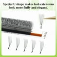 thumbnail image 3 of NAGARAKU 5D U Soft Light Natural U Shape Eyelash Extensions Black 0.07D 8mm, 3 of 7