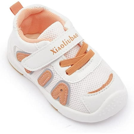 

Baby Boys Girls Breathable Comfortable Sneakers Rubber Sole Non-Slip Outdoor First Walkers Shoes 6-24 Months