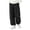 Black, variant on BFHHYA Tweens Cargo Pants Quick Dry Elastic Waist Wide Leg Outdoor Pants Leightweight Loose Pants Streetwear Size 5-16 Years