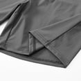 thumbnail image 5 of Nestiefly Men's Linerless Workout Elastic Waist Drawstring Shorts Quick Dry for Running Sports Athletic Gym with Zipper Pockets Dark Gray 3XL, 5 of 6