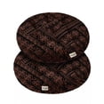 thumbnail image 1 of Vargottam Coussin de Sol - Pouf Rond en Coton de 22 Pouces avec Mousse à Mémoire de Forme, Coussin de Sol Capitonné pour Méditation et Décoration Intérieure - Labyrinthe Ethnique, 1 of 7