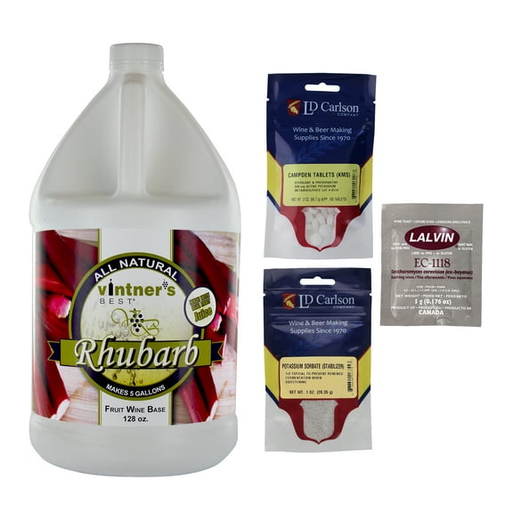 Complete Fruit Wine Base Kit-Rhubarb
