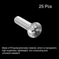 thumbnail image 3 of Unique Bargains M8x35mm Plastic Phillips Machine Screws, PC Flat Head Machine Bolts 25 Pack, 3 of 4