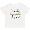 thumbnail image 3 of Inktastic Middle Sister Dots and Arrow Girls Baby T-Shirt, 3 of 5