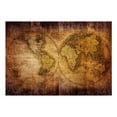 thumbnail image 2 of Tiptophomedecor World Map Wallpaper Wall Mural - Map Of The New World, 2 of 3