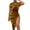 DT-Orange, variant on DailyTrove Women's Artistic Print High-Slit Maxi Dress, Sleeveless, Casual Night Out & Festival Wear, Stretchy Polyester Blend, Bold Design