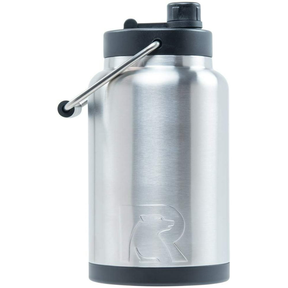 RTIC Double Wall Vacuum Insulated Stainless Steel Jug (Stainless Steel, Half Gallon) Walmart