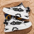thumbnail image 4 of Men'S Low-Top Sneakers - Minimalist & Lace-Up Shoes, Synthetic Cover Upper & Cushioned PVC Sole for Winter Sports, Gym, Everyday - All-season Urban Footwear, Gym Footwear, Modern Sneakers, 4 of 9