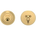 thumbnail image 4 of Baldwin 8241031 Contemporary Deadbolt Single Cylinder, Non - Lacquered Brass, 4 of 7