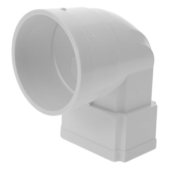 TOYMYTOY Wide Mouth White Gutter Adapter for Efficient Downspout Drainage