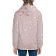 thumbnail image 6 of Kdxio Rose Gold Abstract Spots 1 Pattern Kids Boys Girls Zip Up Hoodie 3D Printed Hooded Sweatshirt Hoody Coat with Pocket 7-12 Y-Medium, 6 of 6