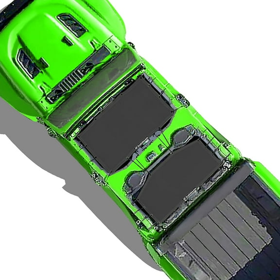 Shadeidea Jeep Gladiator Sun Shade JT 4 Door Top Sunshade, Front & Rear (2-Pieces) - Black Mesh Screen Wrangler Cover, UV Blocker with Grab Bag Pouch (2018 - Current) - 10 Years Lasting