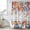 gray, variant on Blue Pumpkins Fall Shower Curtain, Waterproof Shower Curtains for Bathroom, Autumn Eucalyptus Thanksgiving Vintage Washable Fabric Bathtub Curtain Set Bath Decor with 12 Hooks Stall 36"x72"