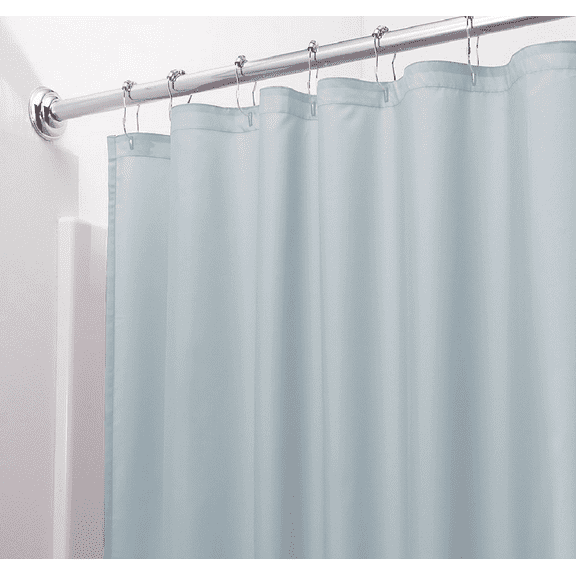 Mold & Mildew Resistant Fabric Shower Curtain Liner - Spa Blue